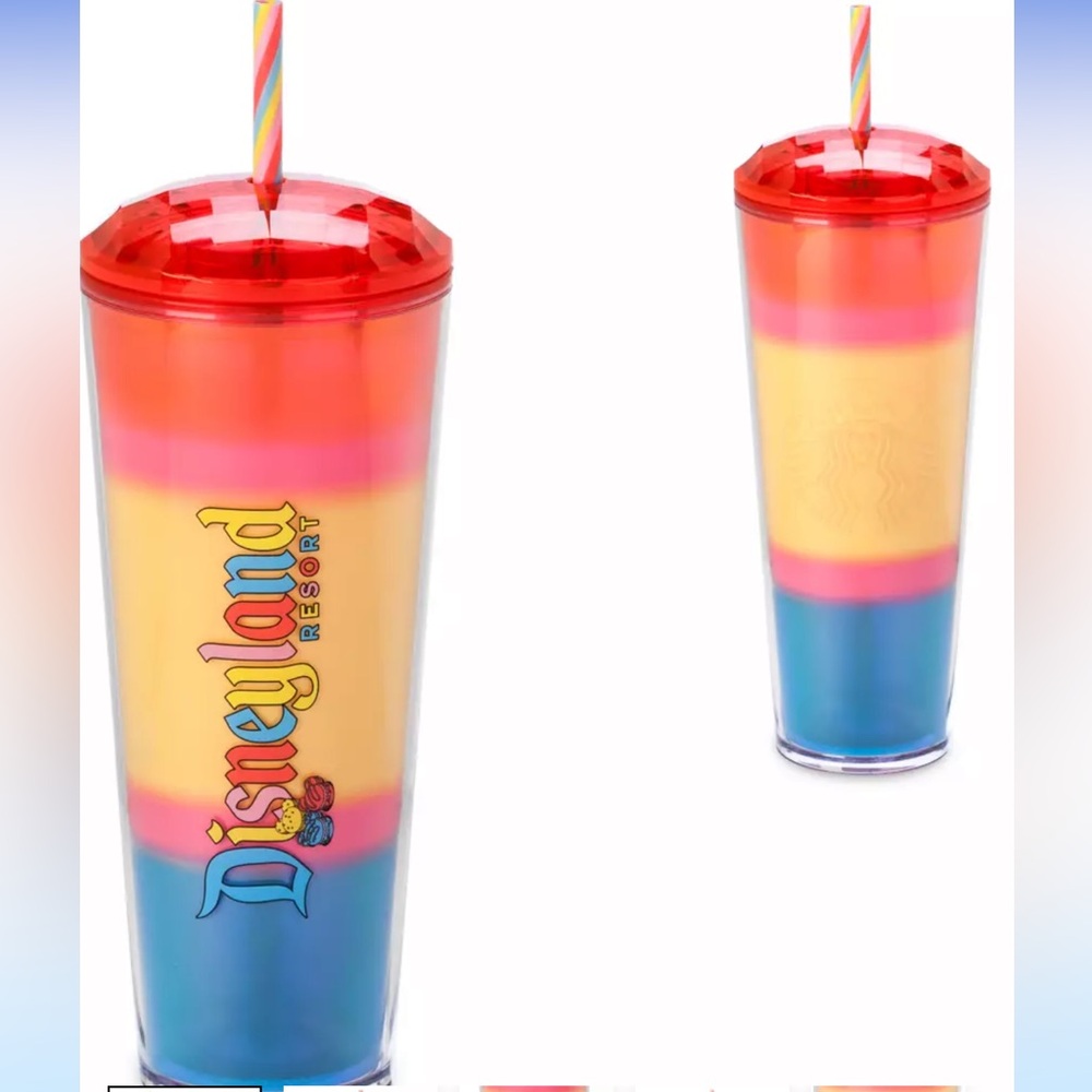 Disney Eats Macaron Starbucks® Tumbler with Straw – Disneyland